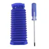 Adequado para acessórios de aspirador de pó Dyson escova de piso de veludo macio mangueira tubo azul de acionamento direto da cabeça de sucção da cabeça de rolo escova tira de pelúcia