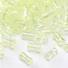 Miçangas de Vidro para Sementes 4*8mm, Miçangas Transparentes Iridescentes de Bambu, Acessórios de Materiais para Tecelagem de Pulseira Colar Artesanal DIY