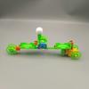 Jmcqc 2925885 Coche con Pelota Soplable de Bloques de Construcción Solo para Referencia en el Aula