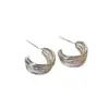 Novos Brincos em Espiral Multicamadas em Forma de C para Mulheres, Luxo Acessível, Brincos de Design de Nicho de Alta Qualidade, Brincos da Moda para o Dia a Dia