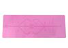 Esterilla de yoga de caucho natural PU, amplia y gruesa, antideslizante, para deportes y fitness, Body Line, Cross-Border Yoga Studio
