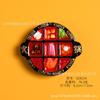 Ímãs de Geladeira com Combinação de Pote Quente Estilo Sichuan, Macarrão, Comida e Vinho, Vários Estilos de Adesivos Magnéticos Fortes em Formato de Comida Chinesa, Presentes Culturais e Criativos