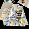 Pijama para Niñas 2026 Estilo Nuevo Seda de Hielo Primavera y Verano Manga Larga Lindo Ropa para Aire Acondicionado para Niñas y Niños Mayores Conjunto de Ropa para Casa