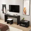 Mueble de TV para Hotel Express, Gabinete para Maletas de Hotel, Mesa Combinada Estándar para Habitación de Huéspedes Dedicada a Hotel B&B, Apartamento