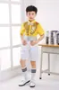 Traje de Coro Infantil 1 de Junio Pantalones con Tirantes para Niño Traje de Vestido con Lentejuelas Traje de Recitación de Poesía Infantil