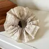 Hortelã Sal Marinho~ Novo Scrunchie Xadrez para Mulheres 2026 Novo Elástico de Cabelo com Toque de Luxo, Acessório Versátil para Rabo de Cavalo