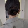 Lírio do vale franja strass rabo de peixe grampo de uma palavra bola redonda coque liga haste de cabelo novo estilo chinês garfo de cabelo feminino