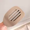 Grampo de Cabelo Abalone que Não Espeta a Cabeça para Mulheres, Presilha de Cabelo Redonda de Costas Retas para a Parte de Trás da Cabeça, Grampo de Cabelo Curvo para Rabo de Cavalo, Acessórios de Cabelo