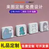 Batería Externa Linda de Dibujos Animados con Gran Capacidad de 10000 mAh, Mini Fuente de Alimentación Móvil Compacta y Ligera con Logo Personalizado