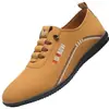 Sapatos Masculinos 2025 Outono e Primavera Novos Sapatos de Couro para Negócios Sapatos Masculinos Solado Macio Sapatos Casuais de Negócios Sapatos Slip-on Doug
