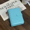 Venta al por mayor en stock de cuadernos de hojas sueltas tamaño A6, blocs de notas, cuadernos de tarjetas perforadas, cuadernos de hojas sueltas, cuadernos simples con encuadernación de cuero con impresión de logotipo