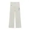 Pantalones de trabajo casuales bordados de algodón puro para hombre para comercio exterior transfronterizo, pantalones de moda de alta calle, pantalones largos casuales que te hacen ver más alto y delgado