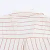 Outono de 2026 Novo Moda de Rua Europeia e Americana Transfronteiriça Feminina Camisa de Manga Longa com Listras Metálicas w025 12693