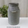 Huaxia Release-Balde Viejo de Lata Retro Cubo para Flores Maceta Aspersores para Flores Adornos Decorativos Comestibles