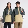 26 Chaqueta Shell Nueva para Exteriores con Forro de Forro Polar Tres en Uno Desmontable Impermeable a Prueba de Viento Chaqueta de Montañismo para Exteriores para Parejas