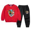 Conjunto de Suéter para Niños del Equipo Wang Wang 2022 Primavera y Otoño Nuevo Top Casual Holgado para Niños Pantalones Deportivos Conjunto de Dos Piezas