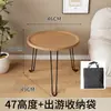 Mesa dobrável para acampamento ao ar livre, mesa de chá, mesa de piquenique portátil, mesa de churrasco ao ar livre, mesa de piquenique espessa e à prova d'água para viagens de carro