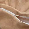 Juego de cama de cuatro piezas estilo francés romántico de terciopelo tallado, terciopelo de leche, para otoño e invierno, cálido, suave, amigable con la piel, funda de edredón de vellón de doble cara, juego de ropa de cama 4