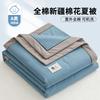 Colcha de Verano de Algodón Clase A para Madre e Infante Lavable a Máquina Colcha para Aire Acondicionado Colcha de Verano de Algodón Puro Individual Doble Colcha Fina