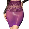 [Procesamiento y Personalización] Lencería Sexy, Glúteos Oleosos Ajustados Sexys, Tentación Apasionada, No Necesita Quitarse, Transparente Talla Grande Seda Negra