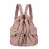 Nueva Mochila con Cordón de Comercio Exterior para Mujer, Mochila Casual para Viajes y Commuting, Mochila Grande de Alta Capacidad Ligera de Moda para Estudiante
