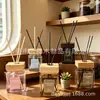 Tapa de Madera para Difusor de Aceites Esenciales de Aromaterapia sin Fuego - Fragancia Premium Duradera para Interiores del Hogar - Tapa Cuadrada de Madera de Fresno para Aromaterapia