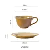 Taza de Cerámica de Color Sólido Simple de Alto Valor de Color Taza para Té de la Tarde Oficina Café con Leche Taza Personalizada en Relieve