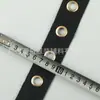 Cinta de Ojal Grande de Algodón Puro con Ojales Plateados, Accesorios para Ropa, Decoraciones para Sombreros, Accesorios para el Cabello