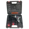 Taladro Eléctrico de Litio Multifuncional para Fabricantes Destornillador de Comercio Exterior Transfronterizo Taladro de Pistola para el Hogar Taladro Manual Recargable Taladro de Percusión Set