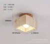 Lámpara de techo para dormitorio a prueba de viento color nogal diseño retro luz para barra de bar sensación de alta gama nueva protección ocular lámpara de techo para sala de estar hierro