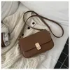 2026 Otoño/Invierno Moda Personalidad Fresca Viaje Diario Simple para Mujer Gran Capacidad Hombro Cruzado Bolso Cuadrado Pequeño Francés para Axila