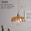 Lámpara colgante de noche de cobre macizo estilo francés con lazo, luz decorativa para entrada, pasillo, barra de bar, lámpara colgante pequeña vintage, etc.