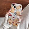 Capa de Celular Pikachu para Apple 11 15 Desenho Animado iphone12pro Borda Completa Transparente 14 Silicone Macio