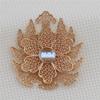 Accesorios para Joyería DIY, Filigrana Imitación Cobre Accesorios de Corona Yishan Dinastía Ming, Materiales para Tocados Estilo Antiguo Hanfu