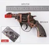 Pistola de Juguete Realista Popular, Pistola Rhino Metal Smash, Herramienta de Enseñanza de Exhibición No Disparadora, Colección de Pistolas de Juguete