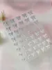 Adesivos para Nail Art Padrão Formiga Yitu Adesivos de Gelatina Laço Adesivos para Nail Art Atacado Adesivos Chamativos Modernos Acessórios Yt7211