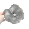 Presilha de Cabelo Flor Rosa para Mulheres, Piranha de Cabelo de Pérola de Alta Qualidade para a Parte de Trás da Cabeça, Tamanho Médio para Cabelos Finos, Acessório de Cabelo Piranha para Penteado
