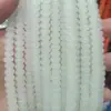 Cuentas espaciadoras de ábaco esmaltadas de cristal, multicolor, sueltas, color sólido, no se decoloran, accesorios perforados para abalorios DIY