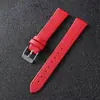 Correa de Reloj Súper Suave y Duradera, Accesorios Verdes y Marrones Claros, Hebilla de Pin, Costuras Planas, Impermeable, Correa de Microfibra Ultradelgada, Versátil