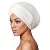 Aliexpress 2024 Novo Modelo Multicor Cor Sólida Costas Cruzadas Cobertura para Cabelo Elástico Base de Chapéu Boné em Estoque