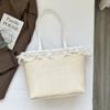 Bolsa de Hombro Nueva de Nicho Bolso de Mano Diseño de Gran Capacidad Casual Transfronteriza Encaje Fresco 2025 Bolso de Hombro Bolsa