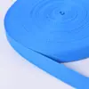 Fita de Poliéster-Algodão de Trama Simples para Mochila Cinto Elástico de Yoga Cós Bolsa de Lona Portátil Tecelagem de Amarração para Acessório de Roupa de Algodão