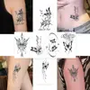 Las Populares Pegatinas de Tatuaje Herbales Románticas de Mariposa de Temu son Impermeables, de Larga Duración, de Alta Gama, a Base de Jugo, Realistas, a Prueba de Sudor y No Reflectantes