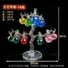 Artesanías de Árbol de Manzana de Cristal de Stock Listo del Fabricante, Regalos de Inauguración de Casa, Decoraciones para el Hogar, Adornos para Mejorar la Fortuna, Árbol Auspicioso de Cristal