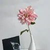Novo produto transfronteiriço: Flor de dália artificial única para decoração de casamento de alto padrão, decoração de casa e dália para pintura a óleo