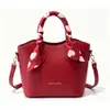 Elegante bolso de boda, bolso de mujer, gran capacidad, nuevo bolso cruzado, bolso de mano nupcial rojo, bolso tipo cubo, bolso sobre rojo