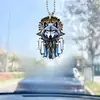 Adorno Acrílico Plano para Colgar en Coche Motocicleta Perro Negro Accesorios para Mochila Decoración del Hogar Colgante de Mochila Árbol de Navidad