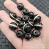 Ágata Blanco y Negro Cuentas Estilo Antiguo y Cuentas Sueltas de Jade Diente de Tigre Lineal Ojo Tres Ojos Nueve Ojos Cuentas Dzi Paspartú Cuentas para Joyería