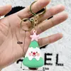 Llavero Colgante de Navidad Caja Sorpresa Regalo de Nochebuena Colgante Pequeño Reno de Navidad Muñeco Estéreo Colgante