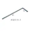 Aleación de Aluminio Ángulo Recto de 90 Grados con Esquina Roscada Bloque Conector en Forma de L Tuerca en Forma de 7 Ángulo Recto con Soporte Dispositivo de Fijación